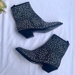 H&M Black Studded Ankle Boots